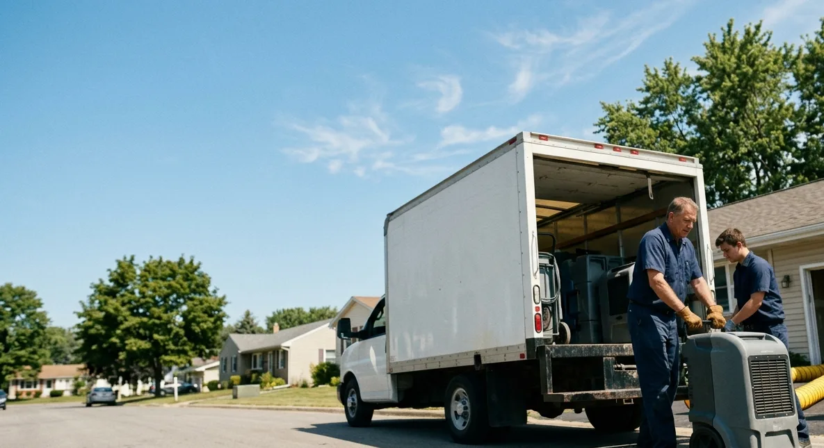 Water Damage Cleanup in Colona, IL near me